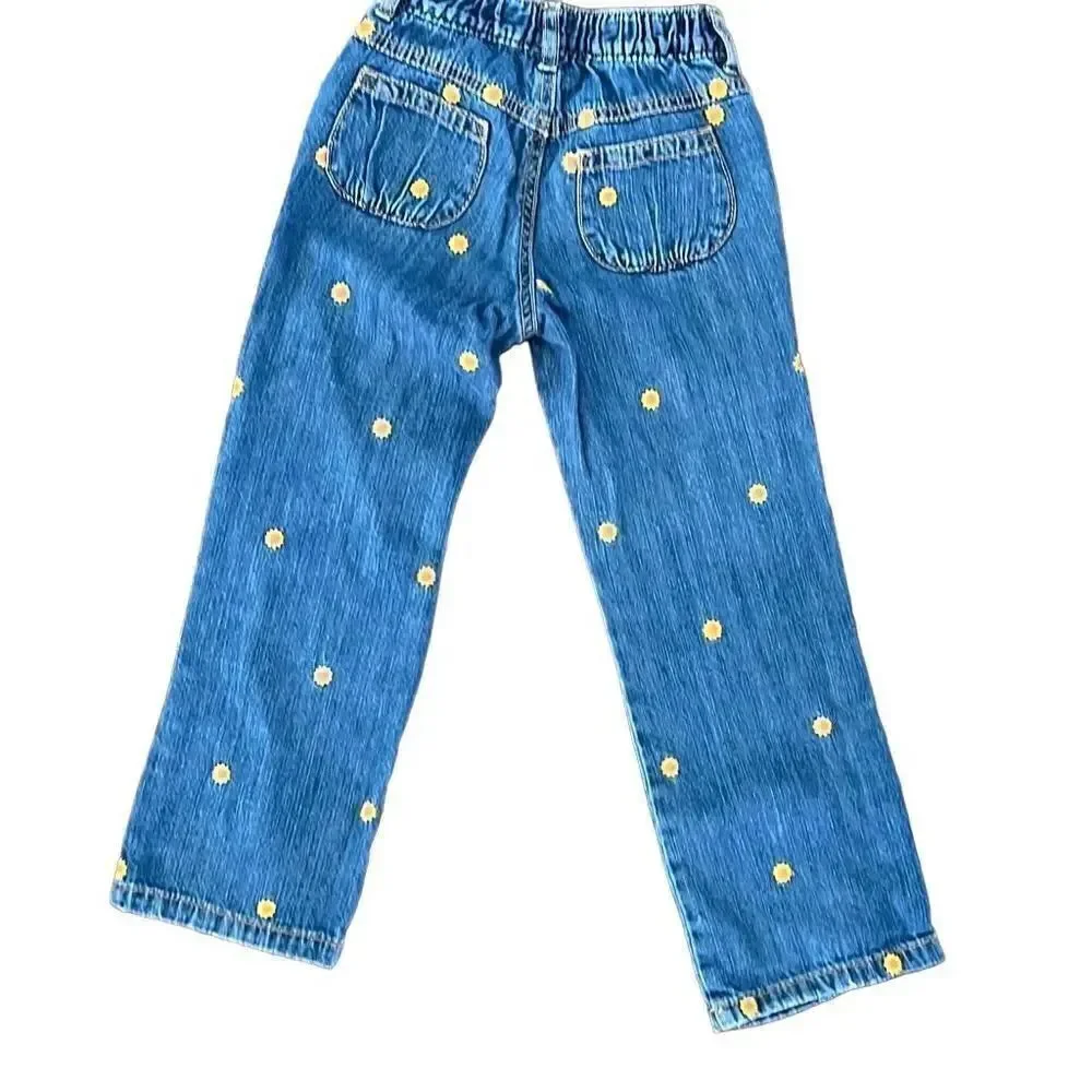 Gymboree sunflower jeans 5T